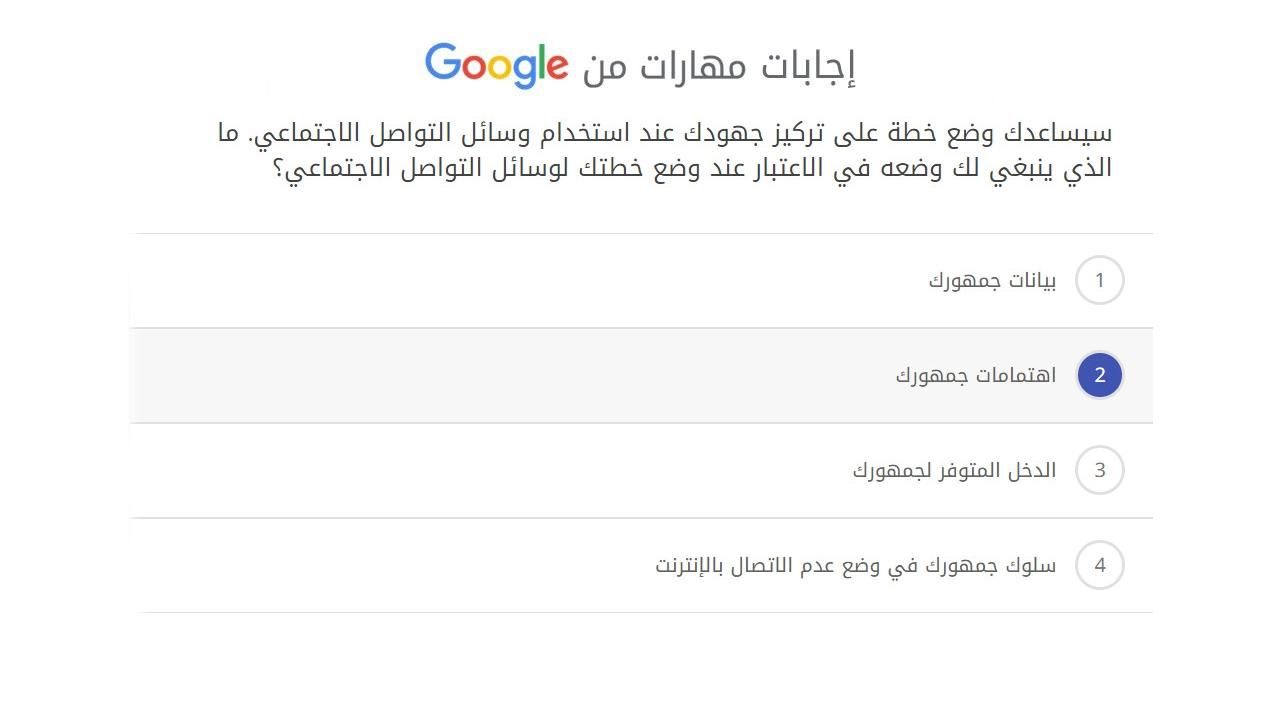 سيساعدك وضع خطة على تركيز جهودك عند استخدام وسائل التواصل الاجتماعي. ما الذي ينبغي لك وضعه في الاعتبار